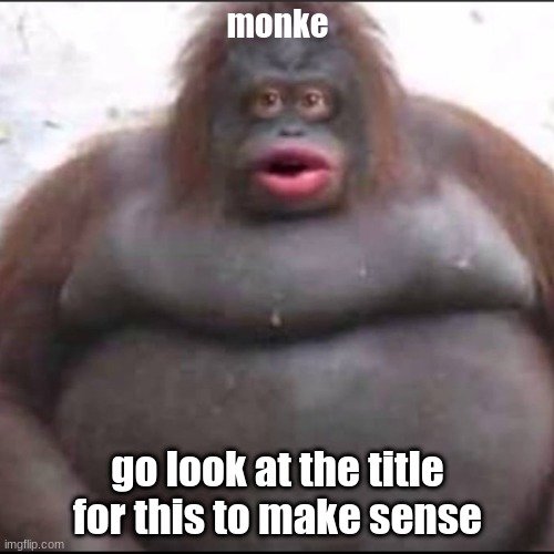 fat monkey meme