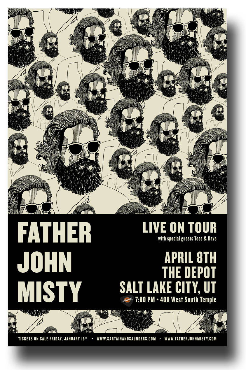 father john misty concert poster