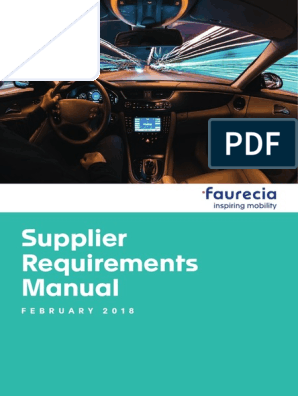 faurecia supplier requirements manual