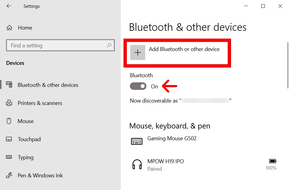 connecting airpods to windows