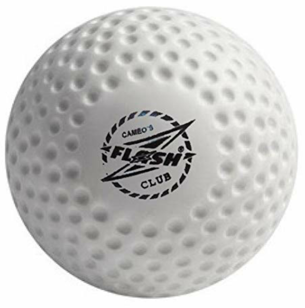 white synthetic ball