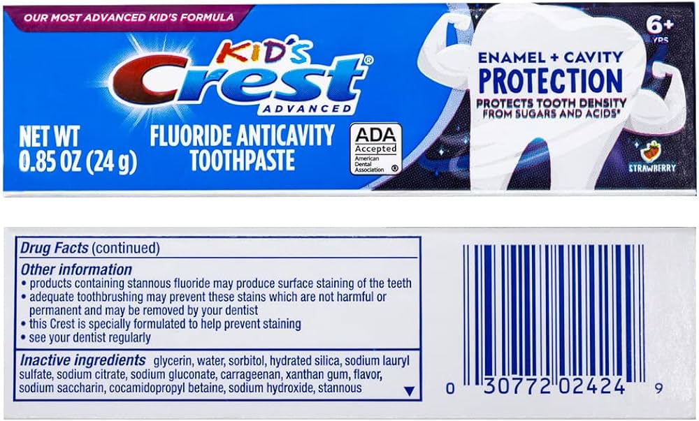 crest toothpaste ingredients