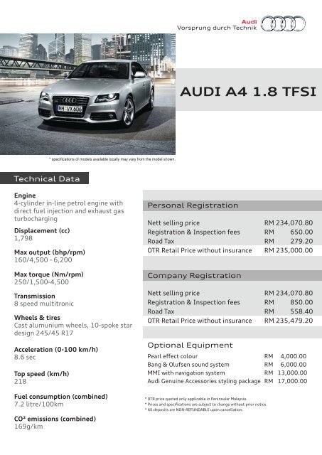 audi a4 fuel consumption