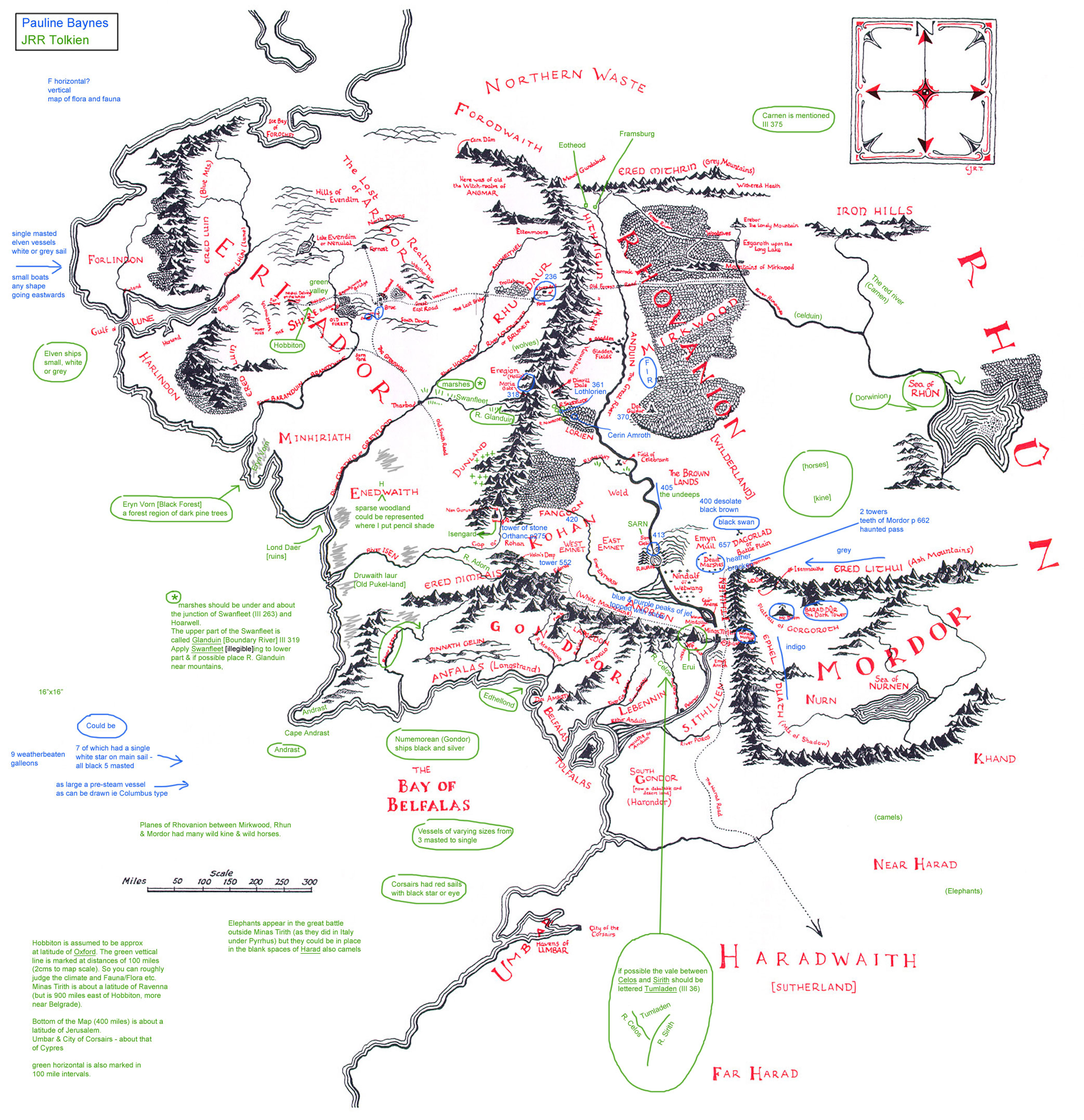 middle earth official map