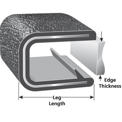 flexible plastic edge trim