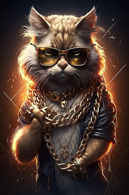 gangsta cat wallpaper