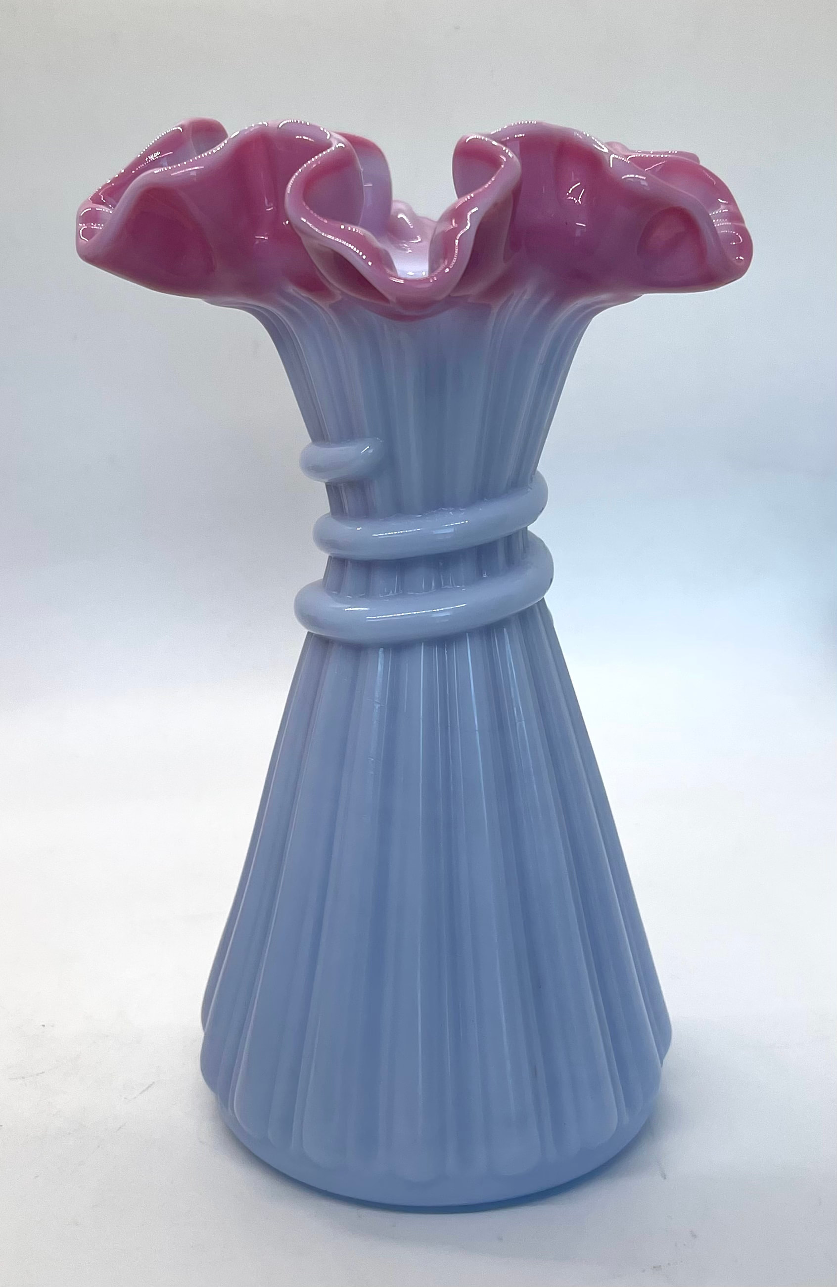 fenton wheat vase