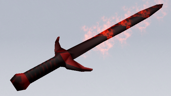 fiery greatsword