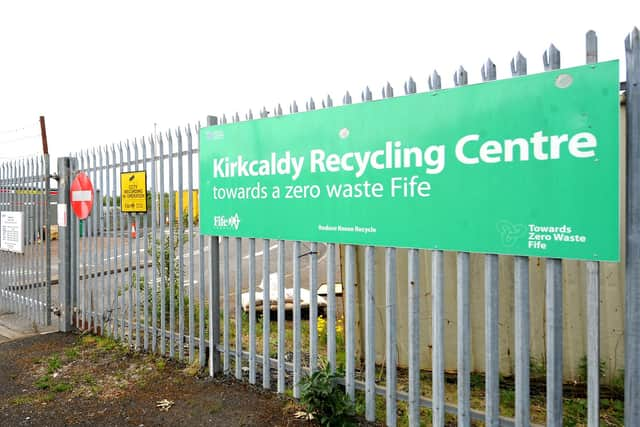 fife recycling centre booking