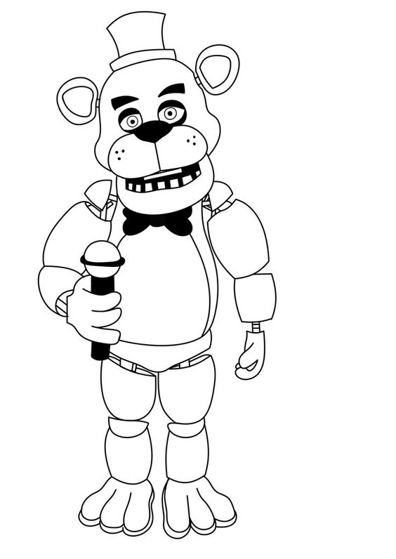 five night at freddy para pintar