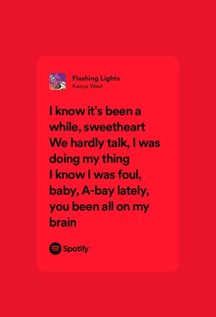 flashing lights lyrics