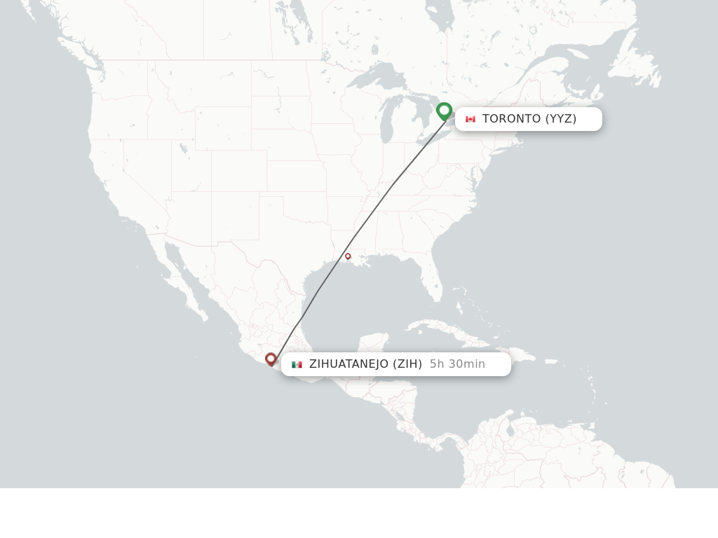 flights toronto to ixtapa