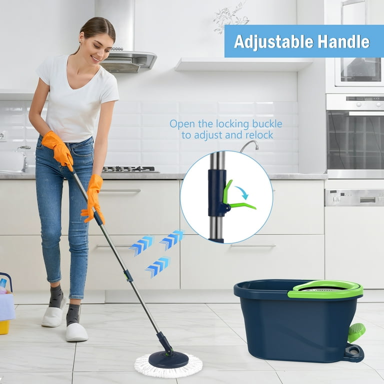 floor cleaning spin mop