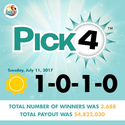 florida lottery pick 4