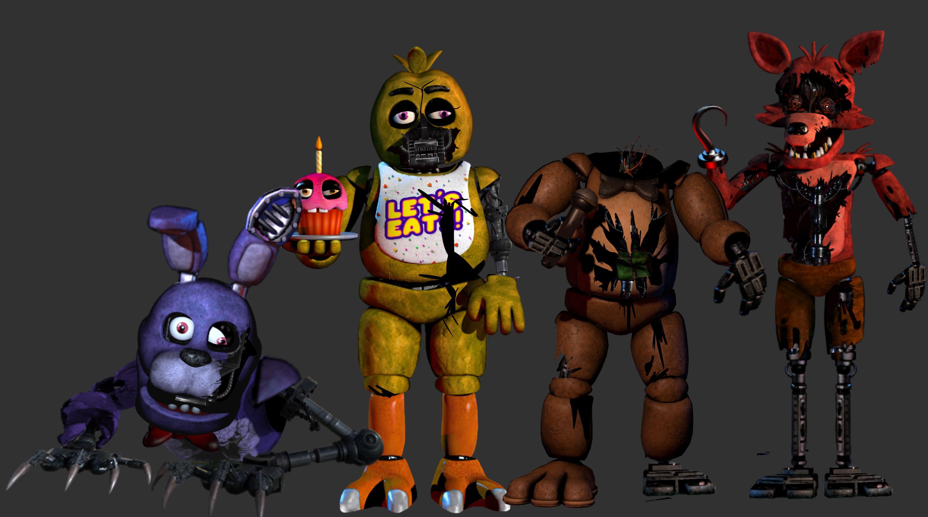 fnaf 1 animatronics