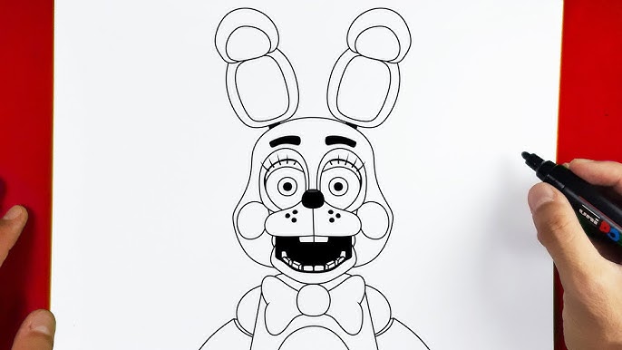 fnaf toy bonnie dibujo