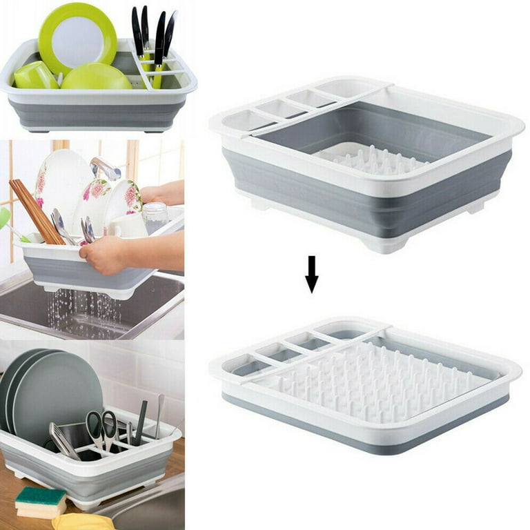 folding dish drainer