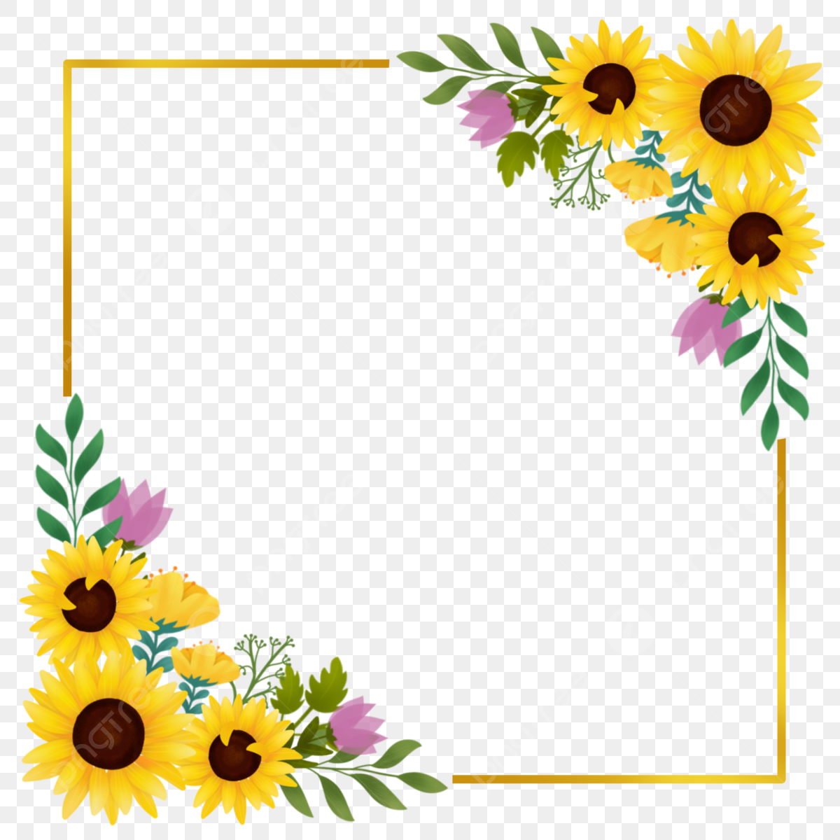 fondos para invitaciones de girasoles