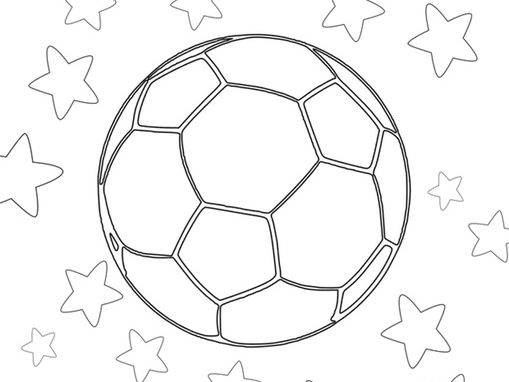 football colouring pages