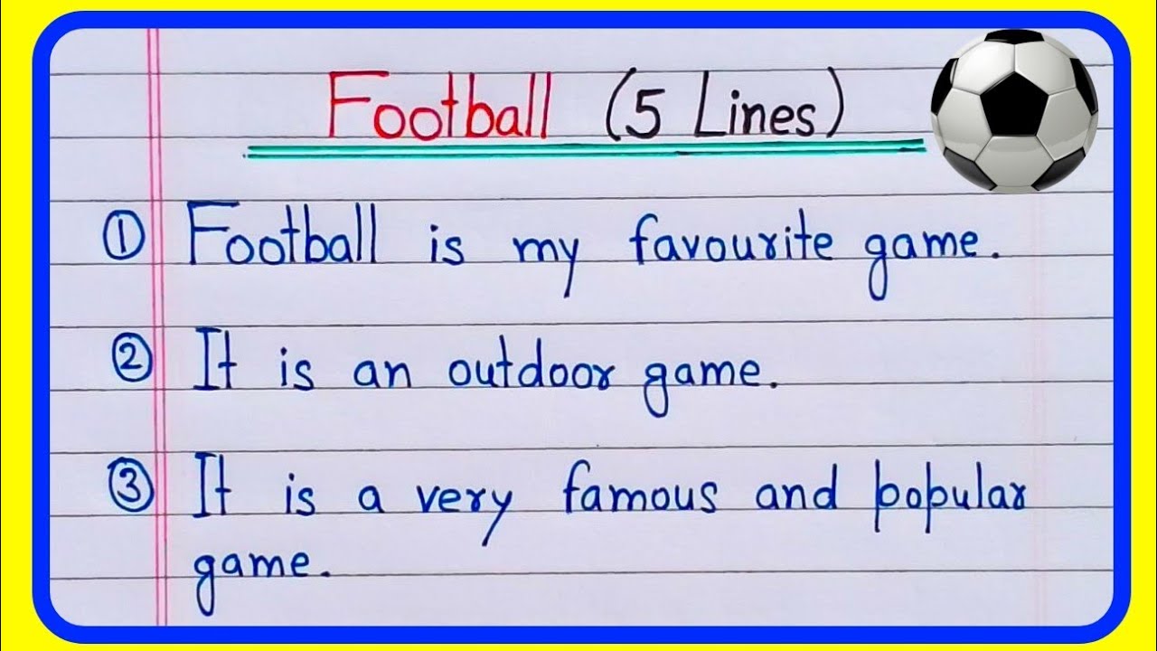 football few lines