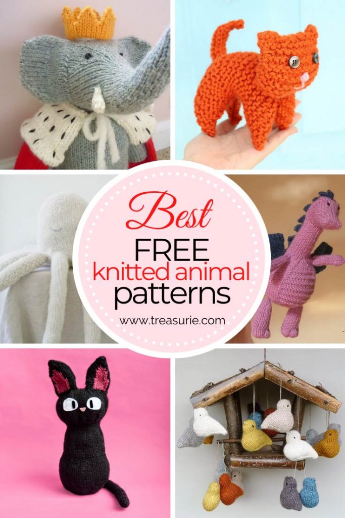 free animal knitting patterns