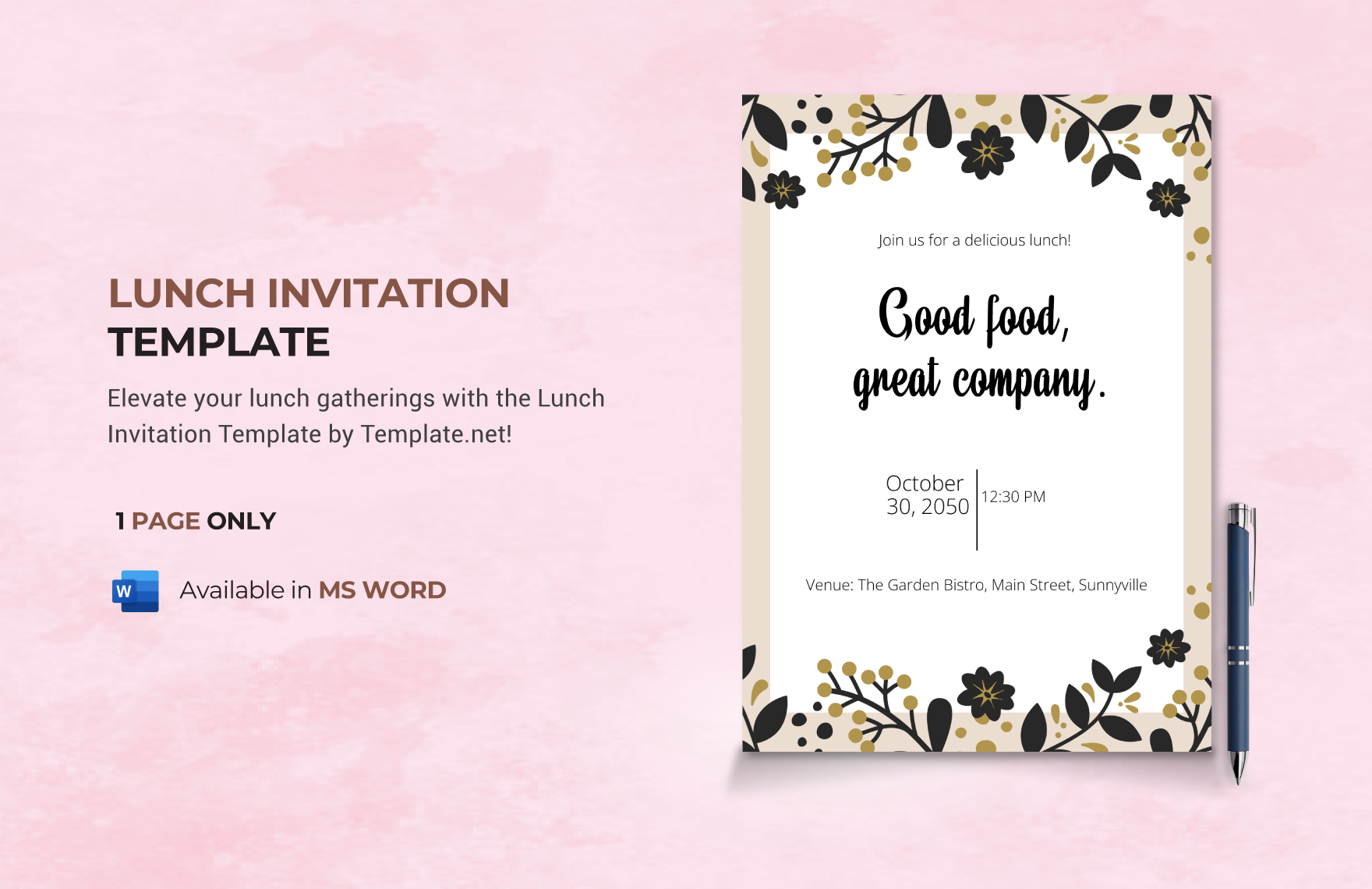 free invitation templates for word