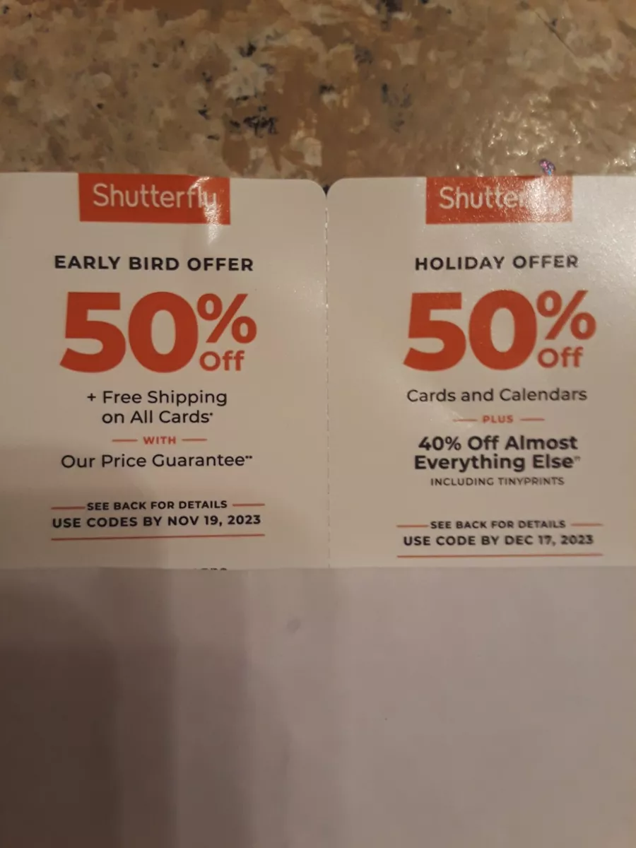 free shutterfly shipping code