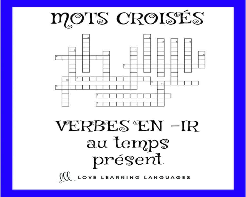 french lover crossword