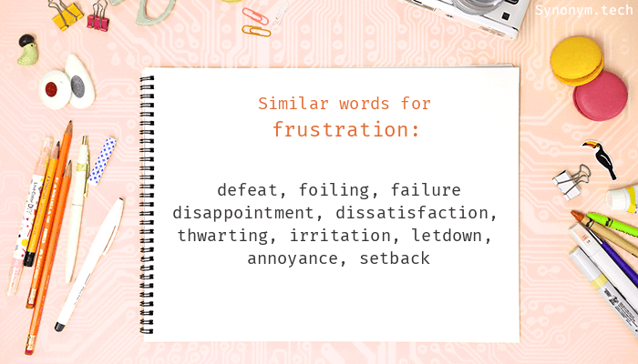 frustrated synonyms