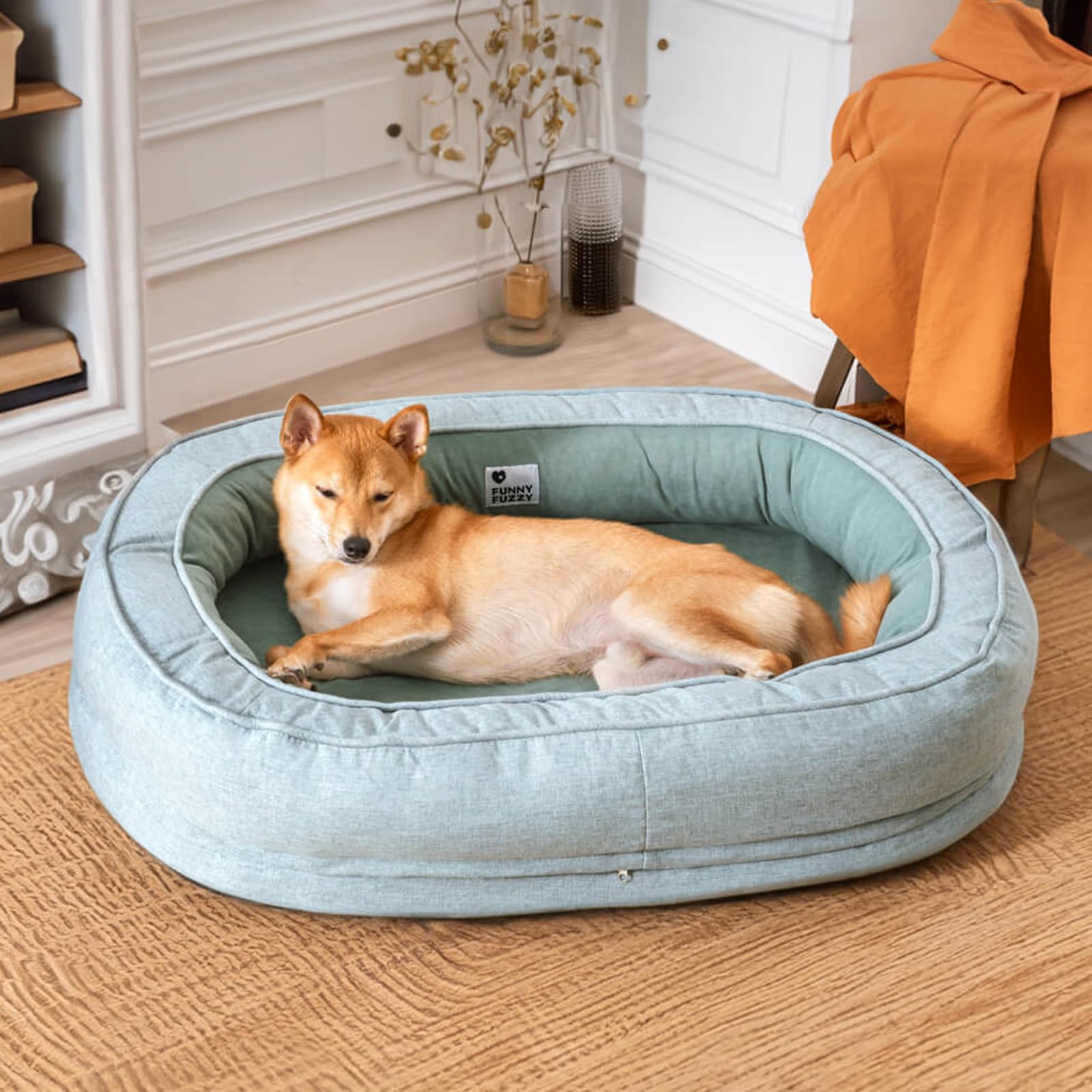 funny fuzzy dog bed reviews