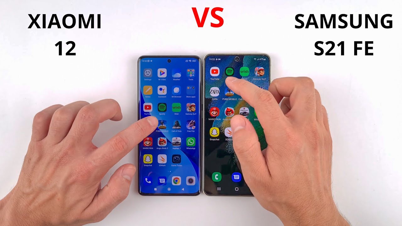 galaxy s21 vs xiaomi 12