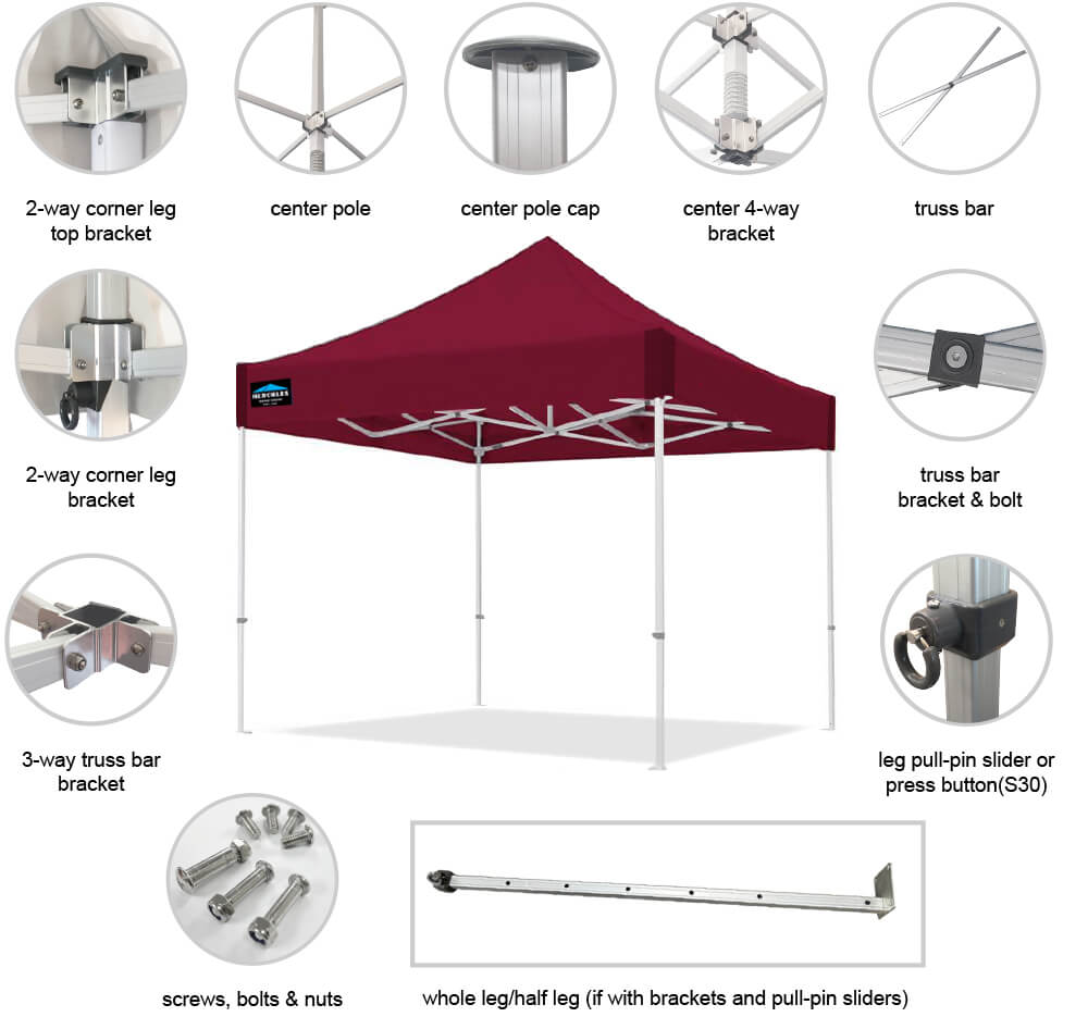 gazebo replacement frame parts