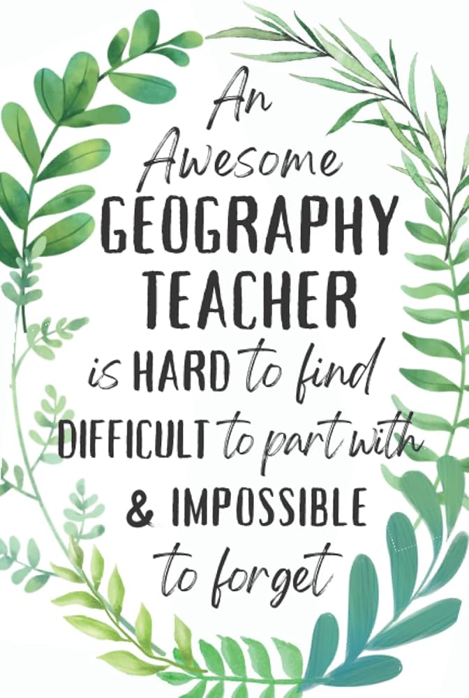 geography teacher gifts