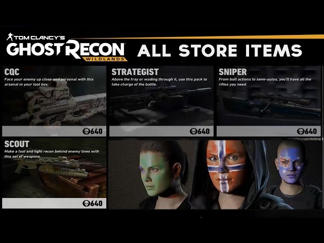 ghost recon wildlands store