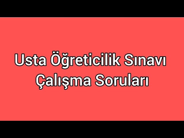 giyim ustalık belgesi sınav soruları