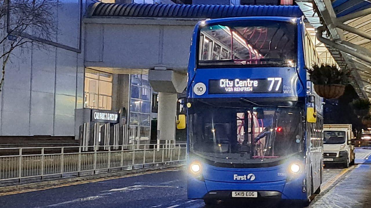 glasgow airport bus 77