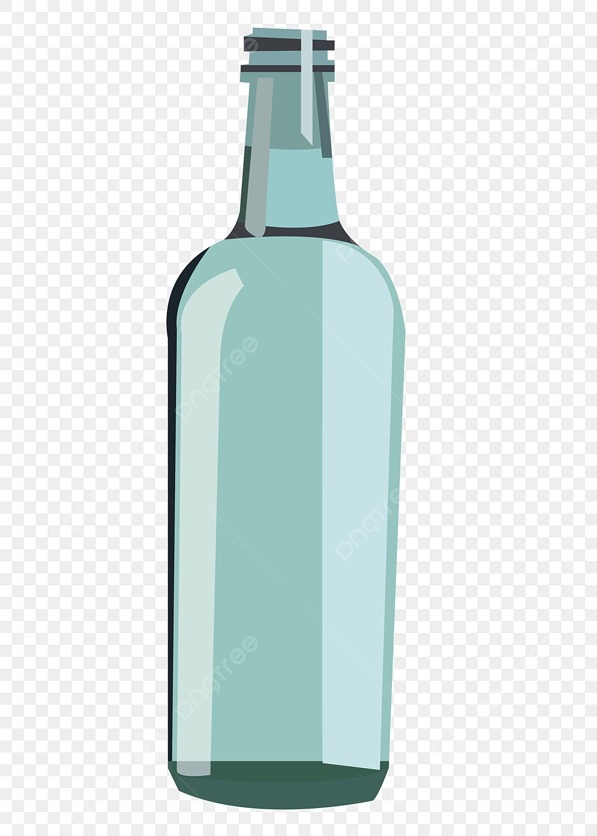 glass bottle clipart