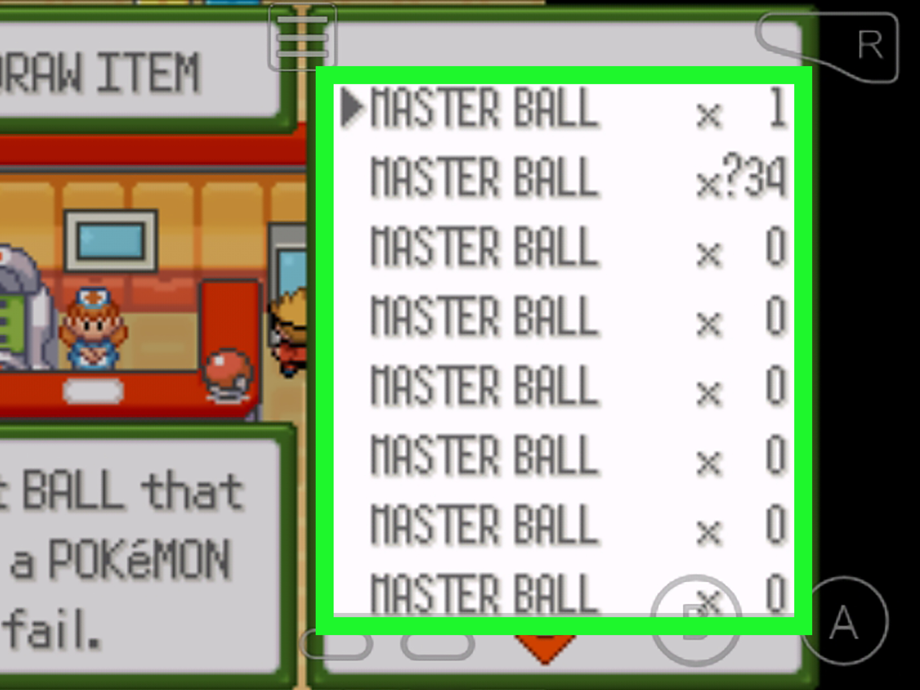 glazed pokemon cheats