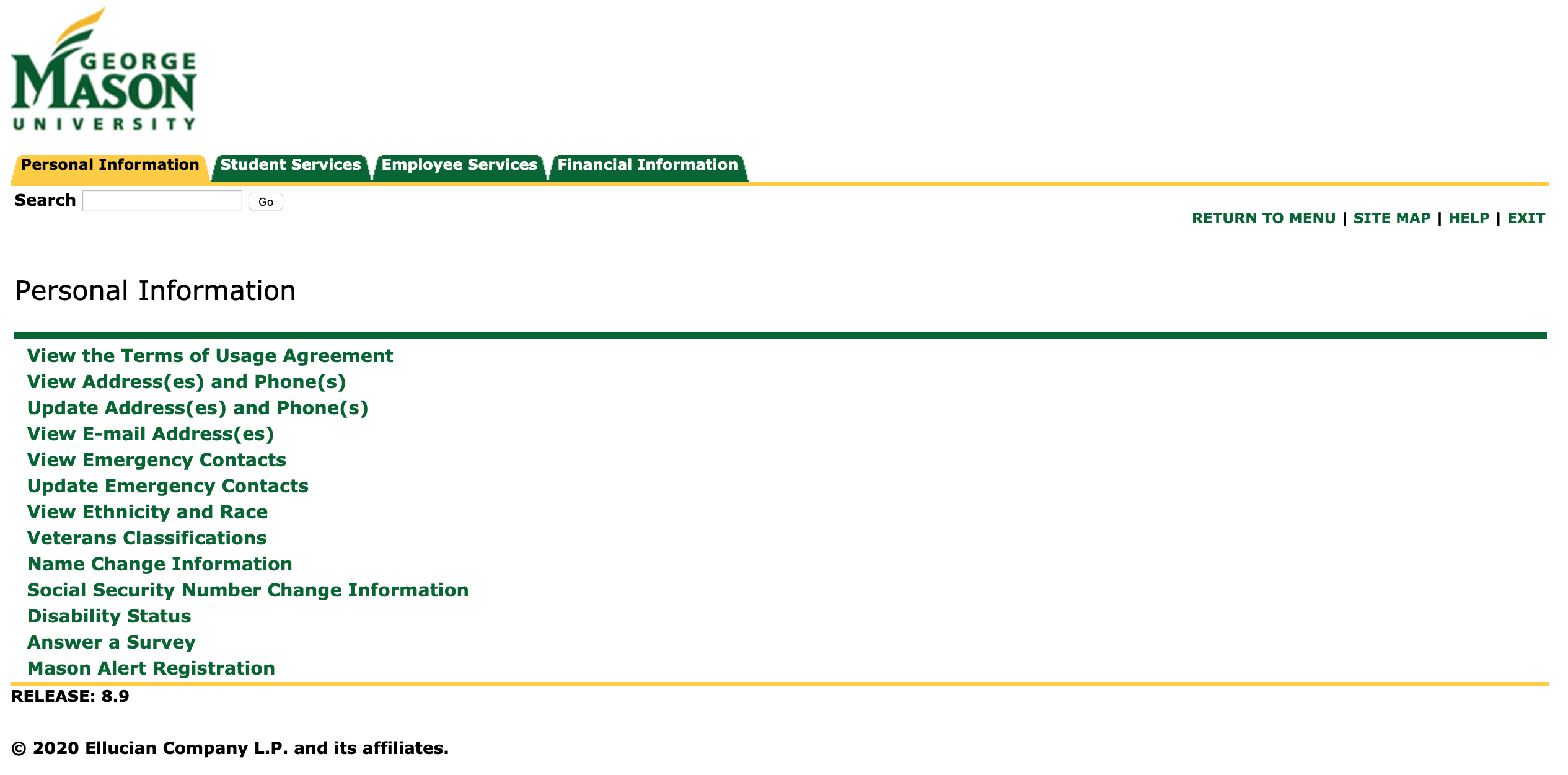 gmu patriot web