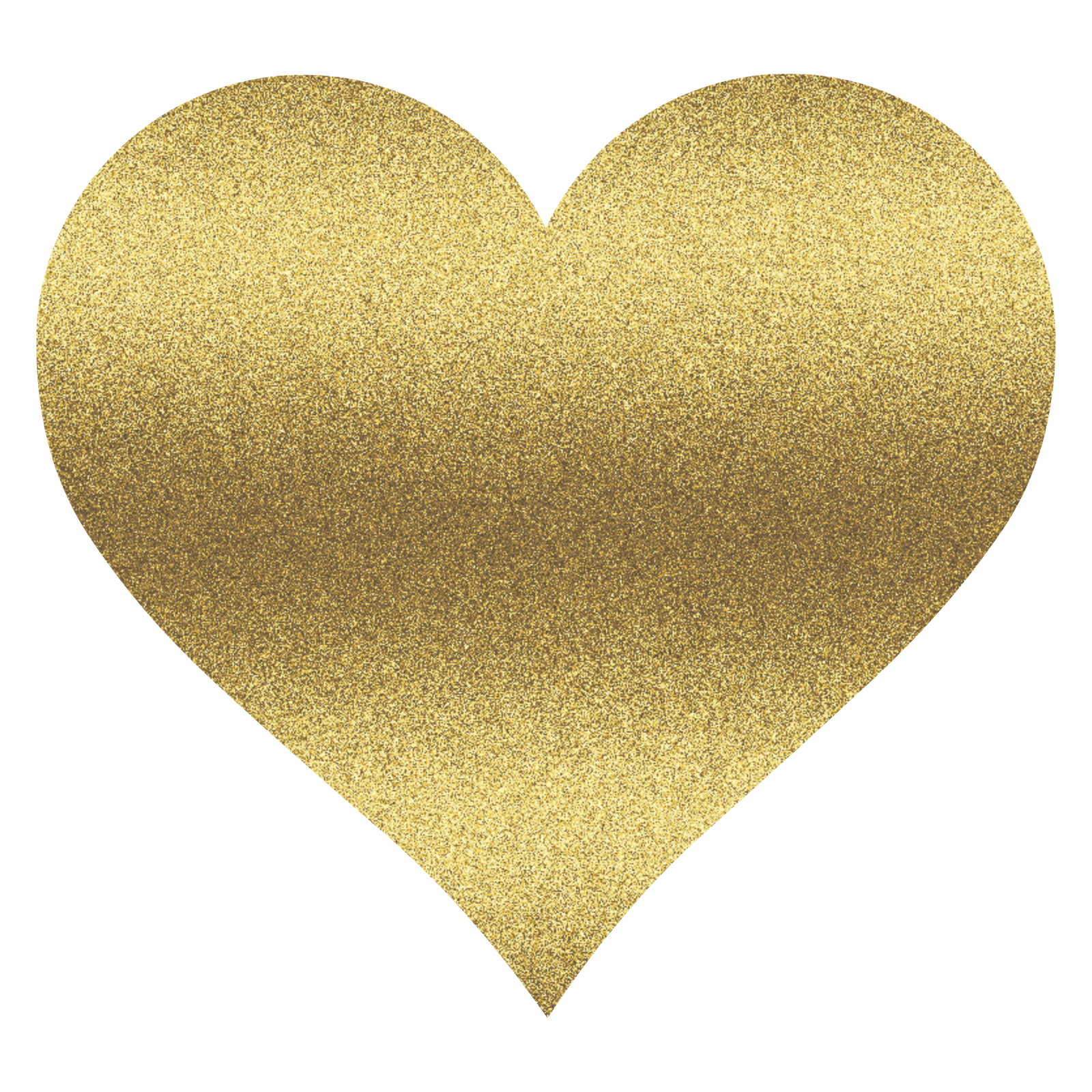 gold heart png