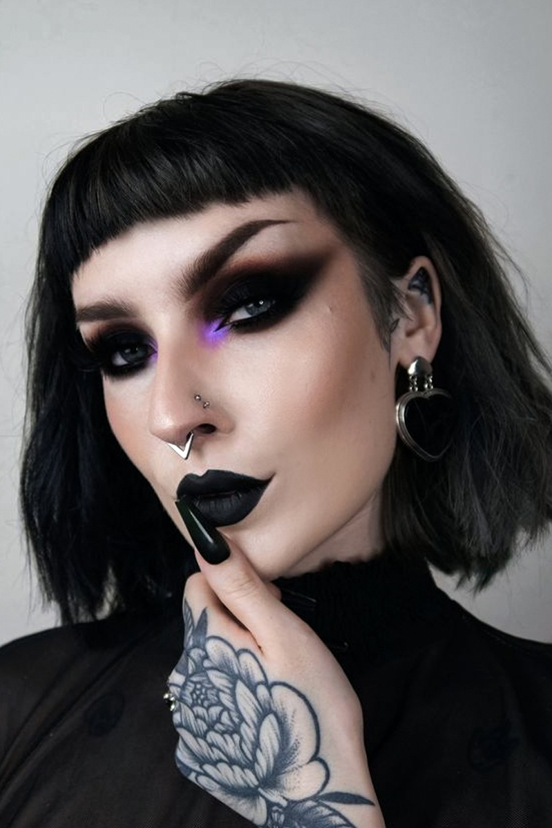 goth makeup