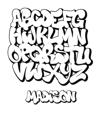 graffiti font font