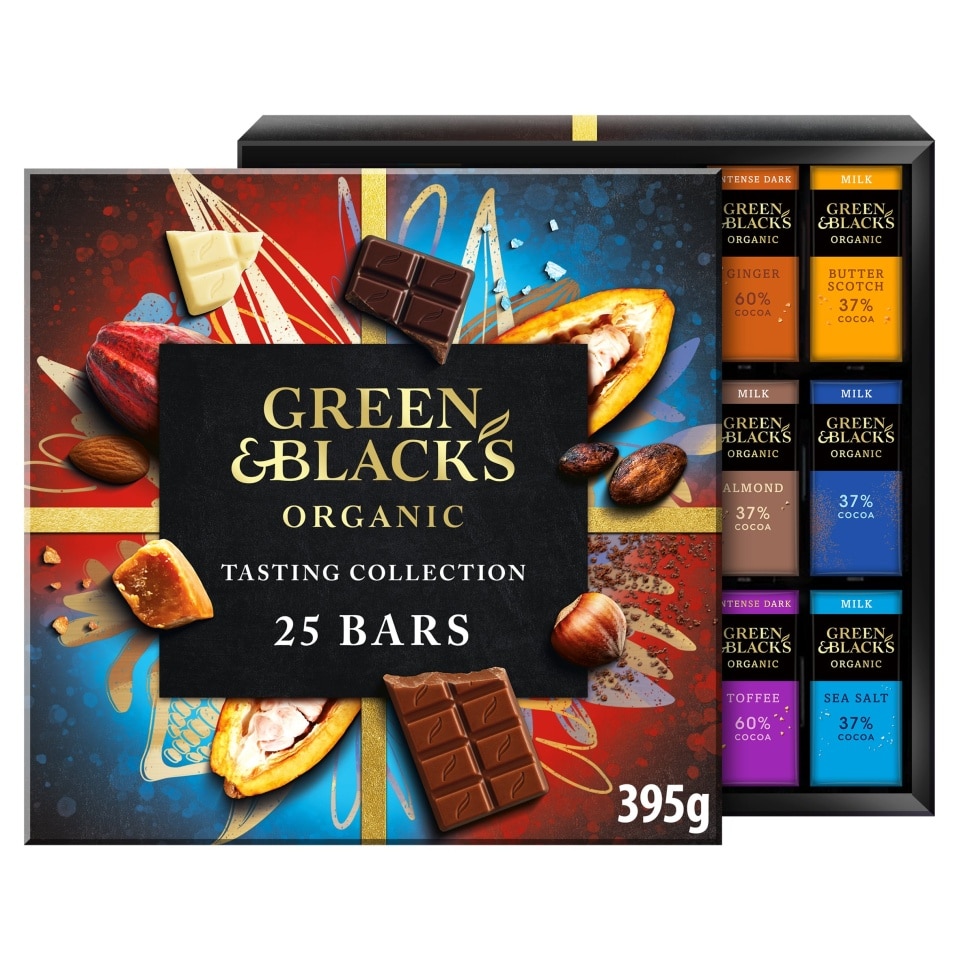 green and black chocolate at tesco