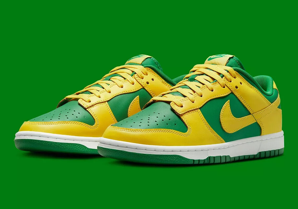 green and yellow dunks