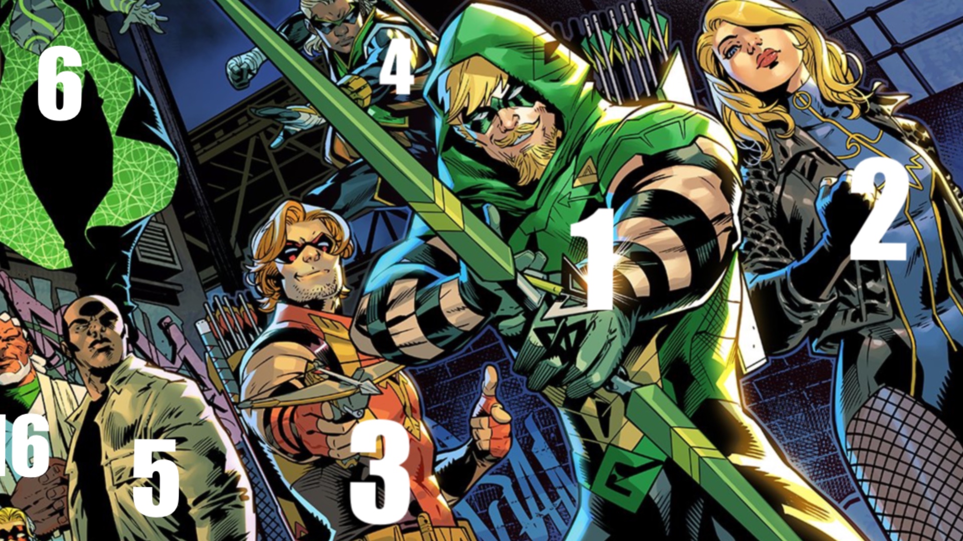 green arrow comic characters