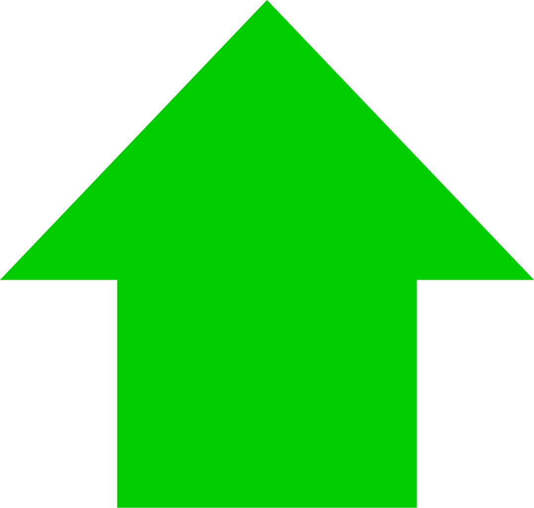 green arrow up png