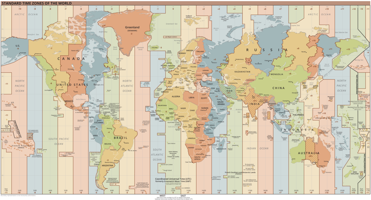 greenwich mean time to eastern standard time