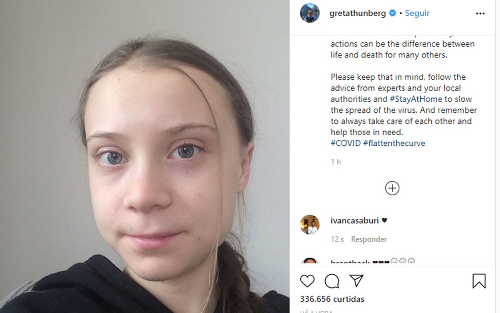 greta thunberg insta