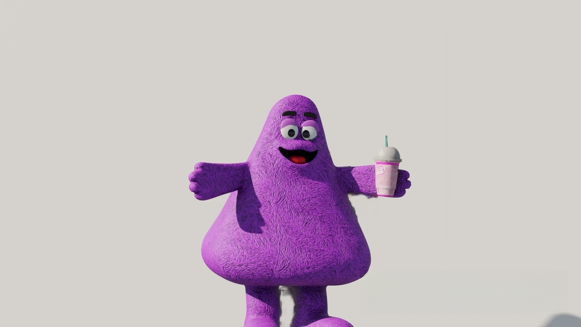 grimace shake wallpaper