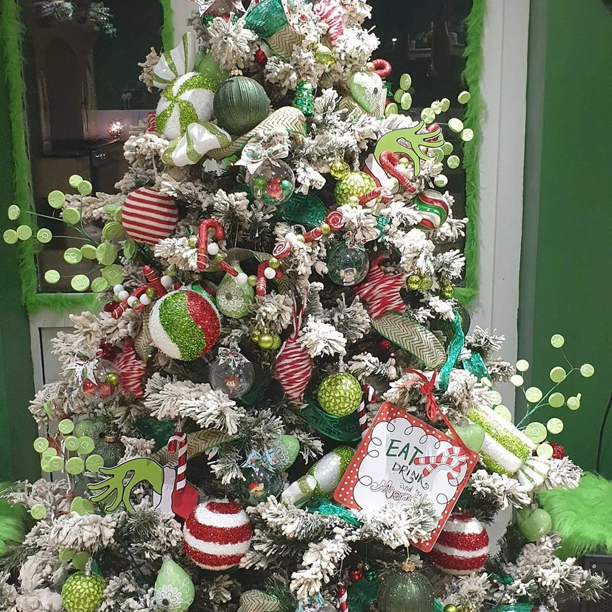 grinch tree decorations